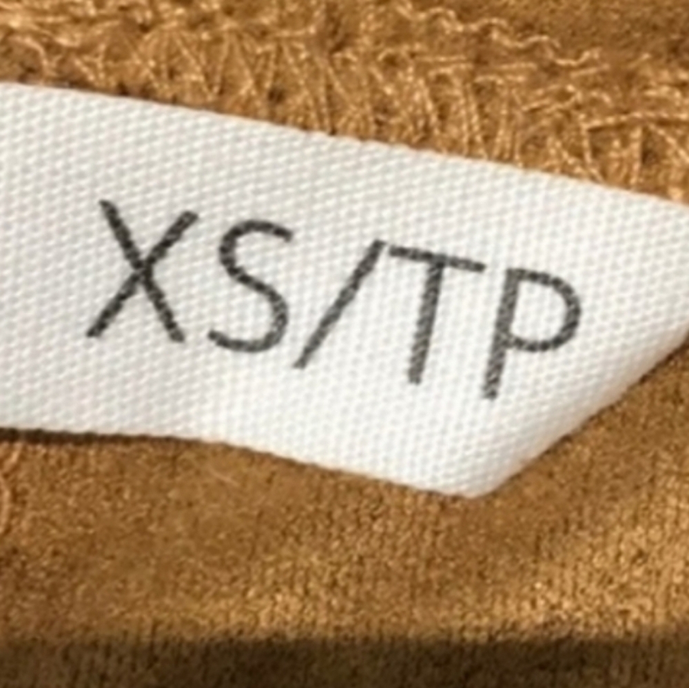 SUPER Soft Y2K buttery Faux Suede Camel Skater Skirt- XS - Picture 14 of 16